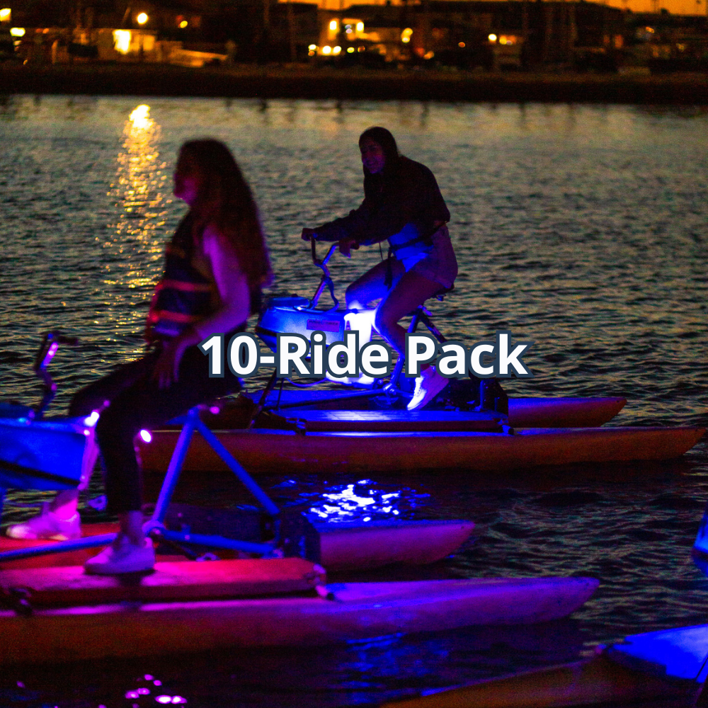 10-Pack Hydrobike Rides in Long Beach - Any Date
